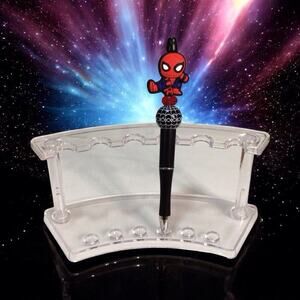 Handmade Beaded DIY Marvel Spider Man Pen With 1 Free Ink Refill